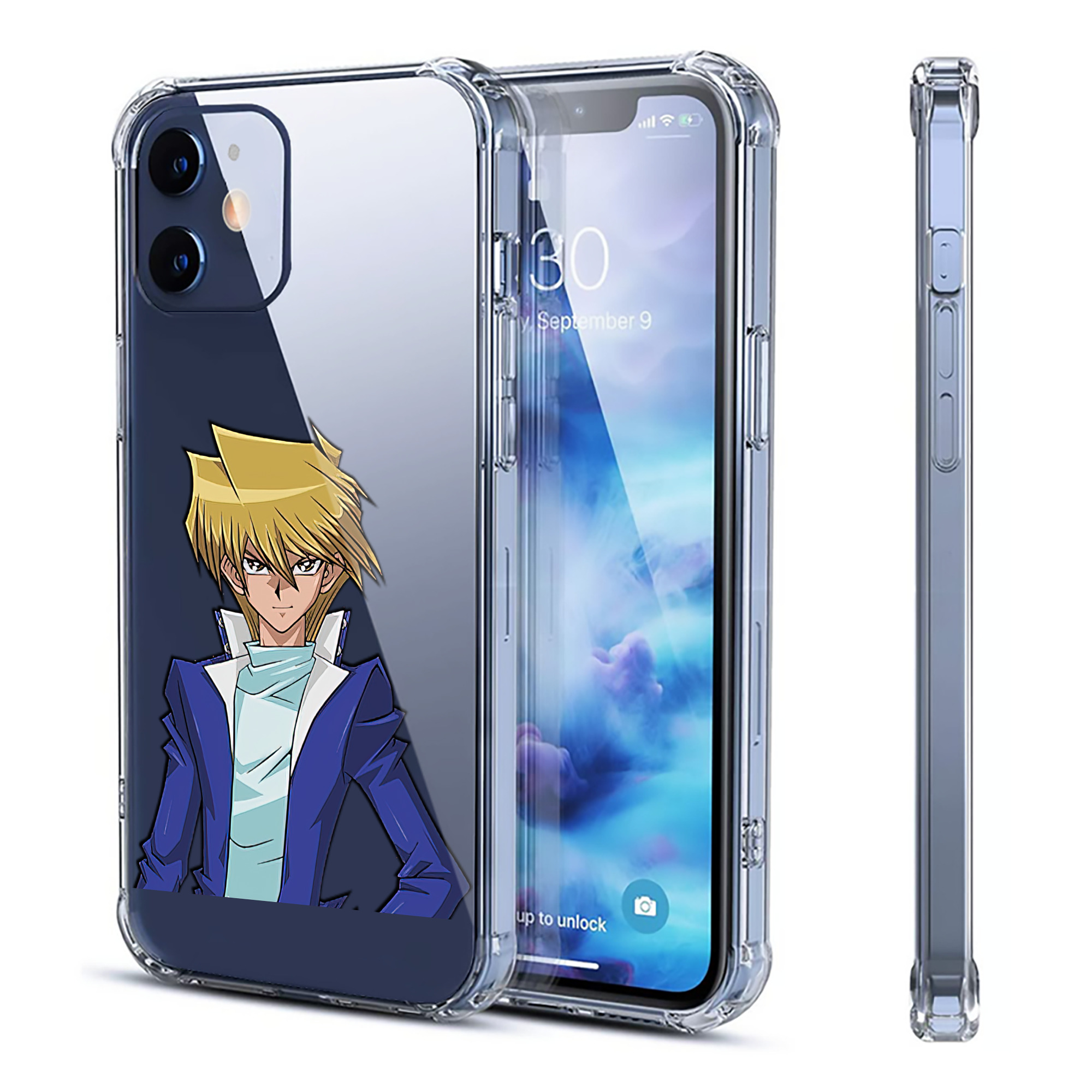 （画像用） 遊☆戯☆王 Yu-Gi-Oh! 【iPhone 12シリーズ対応】透明スマホケース（クリアソフトケース）
